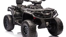 ATV electric pentru 2 copii Can Am Outlender 800W 24V Bombardier, culoare neagra