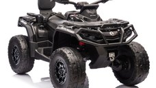 ATV electric pentru 2 copii Can Am Outlender 800W 24V Bombardier, culoare neagra