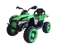 ATV electric pentru 2 copii Kinderauto SuperOffroad V2 4x4 140W 12V 7Ah, verde - 1