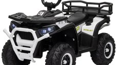 ATV electric pentru copii intre 2 si 5 ani, model Mini Desert, 70W 12V, bluetooth, alb