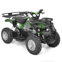 ATV electric pentru copii Kinderauto ArmyGreen Quad 1000W 36V 12Ah, culoare verde - 1