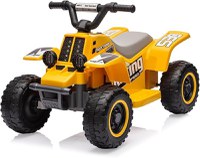 ATV electric pentru copii, Kinderauto CUBA 35W 6V cu telecomanda inclusa, galben - 1