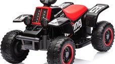 ATV electric pentru copii, Kinderauto CUBA 35W 6V cu telecomanda inclusa, neagra