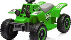 ATV electric pentru copii, Kinderauto CUBA 35W 6V cu telecomanda inclusa, verde