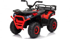 ATV electric pentru copii, Mini DESERT 120W 12V, telecomanda inclusa, music player, rosu