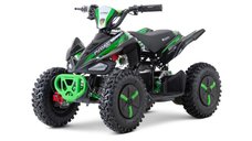 ATV electric pentru copii NITRO ECO Python 1000W, 36V, 3 viteze, anvelope Snowy, verde