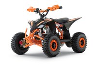 ATV electric pentru copii NITRO Replay Sport 1200W 48V Snowy Tyre XL, Portocaliu - 1