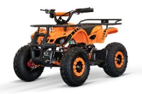 ATV electric pentru copii NITRO Torino Quad 1200W 48V Big Tyre, culoare Portocaliu - 1