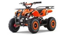 ATV electric pentru copii NITRO Torino Quad 1200W 48V Snowy Tyre, culoare portocalie