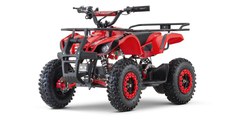 ATV electric pentru copii NITRO Torino Quad 1200W 48V Snowy Tyre, culoare rosie