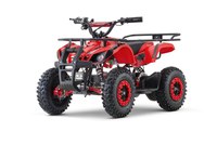 ATV electric pentru copii NITRO Torino Quad 1200W 48V Snowy Tyre, culoare rosie - 1