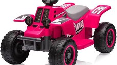 ATV electric pentru fetite, Kinderauto CUBA 35W 6V cu telecomanda inclusa, Rose
