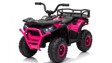 ATV electric pentru fetite, Mini DESERT, 120W 12V, cu telecomanda inclusa, music player, bluetooth, roz