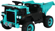 Basculanta electrica pentru 2 copii, Kinderauto BJDQ818 120W 12V 10Ah PREMIUM, culoare Turquoise