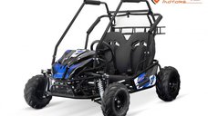 Buggy Electric Nitro Gokart 2000W pentru 2 Copii, Albastru Premium