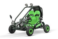 Buggy electric pentru 2 copii NITRO Gokart Hunt 650W 36V 20Ah, culoare verde - 1