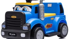 Camion electric multifunctional 2 in1 Lightning 33 pentru copii 18-36 luni,  30W 6V, culoare dark blue