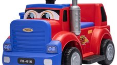 Camion electric multifunctional 2 in1 Lightning 33 pentru copii 18-36 luni,  30W 6V, culoare rosie