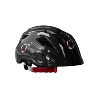 Casca de protectie pentru copii, cu lumini si sistem ajustare marime,  Negru - 1