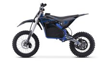 E-Dirtbike Serval VX, motocicleta electrica 2000W, 60V 20Ah Li-Ion, roti 14/12, albastra