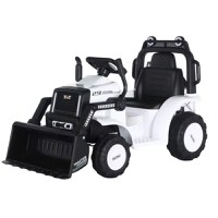 Excavator electric Kinderauto BJYT1066 60W 6V cu telecomanda, culoare alba - 1