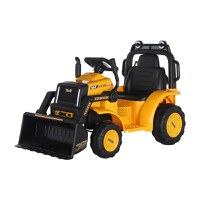 Excavator electric Kinderauto BJYT1066 60W 6V cu telecomanda, culoare galbena - 1
