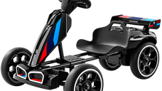 Go-Kart Electric pentru Copii 3-7 Ani, 70W, 12V 4.5Ah, Telecomanda si Roti Moi, Negru