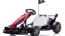 Kart electric pentru copii  BMW Motosport  putere 500W, sasiu ajustabil, rosu