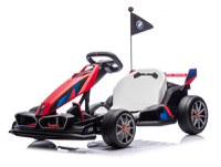 Kart electric pentru copii  BMW Motosport  putere 500W, sasiu ajustabil, rosu - 1