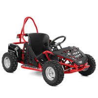 Kart electric pentru copii Kinder ecoGokart 1000W, baterie 48V, culoare rosie - 1