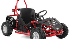 Kart electric pentru copii Kinder ecoGokart 1000W, baterie 48V, culoare rosie