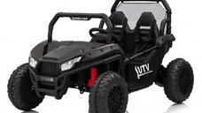Kinderauto Dune-Buggy V2, UTV electric pentru copii cu 2 locuri, 800W, 24V 10Ah, echipare Premium, negru