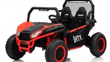 Kinderauto Dune-Buggy V2, UTV electric pentru copii cu 2 locuri, 800W, 24V 10Ah, echipare Premium, rosu