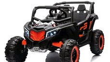 Kinderauto Warrior 4x4, UTV electric pentru copii 2-6 ani, 120W, 12V 7Ah, echipare Premium, negru