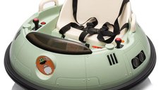 Masinuta busitoare cu telecomanda, Kinderauto UFO 360, 80W 12V, culoare verde