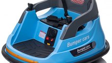 Masinuta busitoare, Kinderauto Bumper 70W 12V, telecomanda control parental,  culoare albastra
