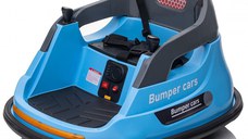 Masinuta busitoare, Kinderauto Bumper 70W 12V, telecomanda control parental,  culoare albastra