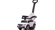 Masinuta cu maner, 2 in 1, pentru copii, BMW M5, PREMIUM, culoare Alb