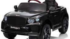 Masinuta electrica 4x4 pentru copii, Bentley Bentayga S, 120W, 12V, echipare premium, neagra