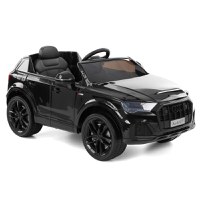 Masinuta electrica Audi Q7, pentru copii intre 2 si 6 ani, 90W, 12V 10Ah, echipare standard, neagra - 1