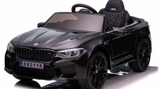 Masinuta electrica BMW M5 Competition Drift Edition, neagra, 24V 7Ah, 500W, cu scaun tapitat si dotari Premium