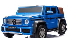 Masinuta electrica copii 5-14 ani, Mercedes G650 Maybach XXL, 24V 14Ah, 2 locuri, roti gonflabile, albastra