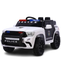 Masinuta electrica de politie, Kinderauto POLICE 911 120W 12V 7Ah premium, alba - 1