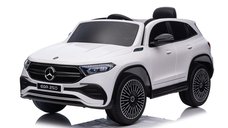 Masinuta electrica Mercedes EQA pentru copii, 4x4, 140W, 12V, premium, alba