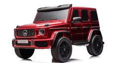 Masinuta electrica Mercedes G63, 2 locuri, 4x4, 800W, 24V 14Ah, player MP4, rosu metalizat
