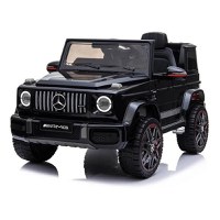 Masinuta electrica Mercedes G63 AMG, pentru copii 2-5 ani, 70W 12V, echipare Premium, neagra - 1