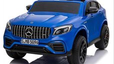 Masinuta electrica Mercedes GLC63s AMG 4x4 180W 12V 14Ah PREMIUM, culoare Albastra