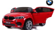 Masinuta electrica pentru 2 copii, BMW X6M XXL 240W 12V premium, culoare rosie