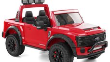 Masinuta electrica pentru 2 copii Ford Super Duty F450 200W 12V standard, culoare rosie