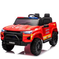 Masinuta electrica pentru 2 copii Kinderauto FirePatrol, 3-6 ani, 4x4, 800W, 24V, echipata premium, rosie - 1